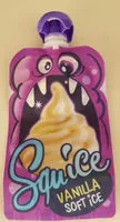 Mängden socker i Squice vanilla soft ice