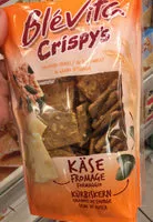 Mängden socker i Blévita Crispy's Biscuits avec du fromage et des graines de courge