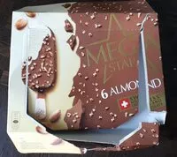 Mängden socker i Mega star Almond