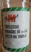 Mängden socker i Tafelessig