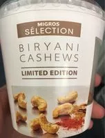 Mängden socker i Biryani cashews