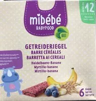 Mängden socker i Barre Céréales Myrtille-Banane