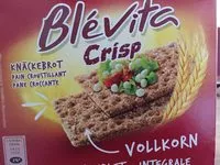 Mängden socker i Blévita Crisp Knäckebrot vollkorn