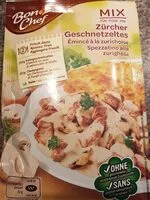 Mängden socker i Zürcher Geschnetzeltes