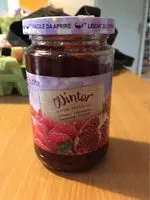 Mängden socker i confiture les 4 saisons