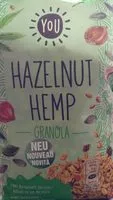 Mängden socker i Hazelnup hemp granola