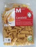 Mängden socker i Cavatelli
