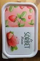 Mängden socker i Le sorbet fraise (Vegan)