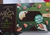 Mängden socker i Mega Star almond milk