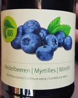 Mängden socker i Confiture extra myrtilles