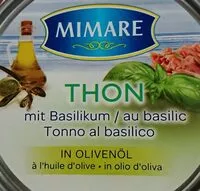 Mängden socker i Thon au basilic Mimare