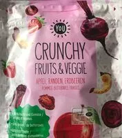 Mängden socker i Crunchy Fruits & Veggie