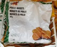 Mängden socker i Nuggets de poulet
