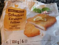 Mängden socker i MClassic escalopes poulet