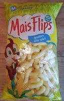 Mängden socker i Mais Flips