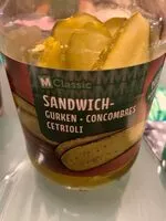 Mängden socker i Sandwich-Cetrioli