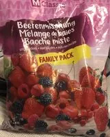 Mängden socker i Mélange de baies