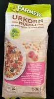 Mängden socker i Urkorn Müesli