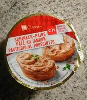 Mängden socker i Pâté au jambon