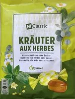 Mängden socker i M classic aux herbes