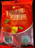 Mängden socker i Frucht Bonbons aux fruits