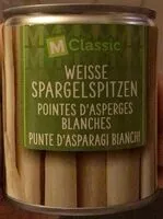 Mängden socker i pointes d’asperges blanches