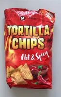Mängden socker i Tortilla Chips Hot&Spicy