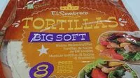 Mängden socker i El Sombrero Tortillas Big Soft