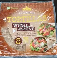 Mängden socker i Tortilla Whole Wheat