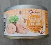 Mängden socker i Thon blanc