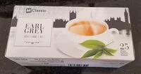 Mängden socker i Earl grey