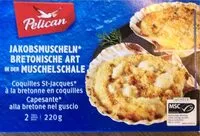 Mängden socker i Coquilles St-Jacques a la bretonne
