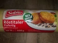 Mängden socker i Röstitaler Fixfertig