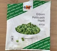 Mängden socker i Petits pois
