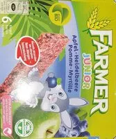 Mängden socker i Farmer junior bio pomme-myrtille