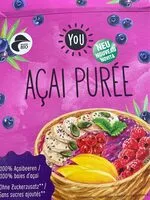 Mängden socker i Açai Purée