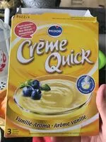 Mängden socker i Creme Quick