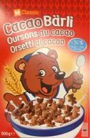 Mängden socker i Cacao Bärli