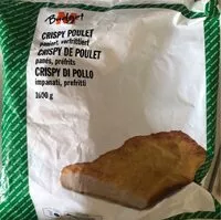 Mängden socker i Crispy De Poulet MBudget