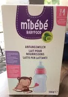 Mängden socker i Lait pour nourrissons