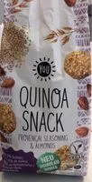 Mängden socker i Quinoa Snack provençal seasoning & almonds