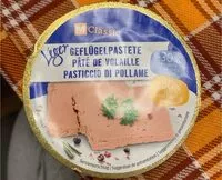 Mängden socker i Geflügelpastete