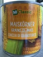 Mängden socker i Maiskörner