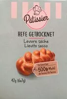 Mängden socker i Levure sèche