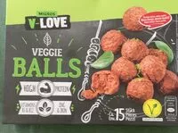 Mängden socker i Veggie Balls
