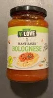 Mängden socker i PLANT-BASED BOLOGNESE