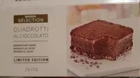 Mängden socker i Quadrotti al cioccolato