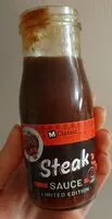 Mängden socker i Steak sauce