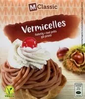 Mängden socker i Vermicelles fixfertig