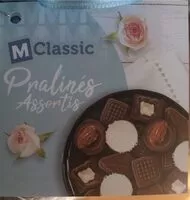 Mängden socker i Pralines assortis
